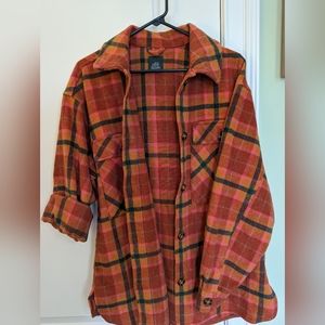 Wild Fable Oversized Flannel Shirt Jacket